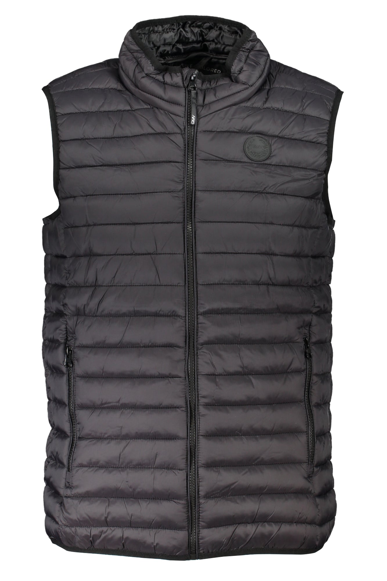 GIAN MARCO VENTURI BLACK MEN'S SLEEVELESS-0