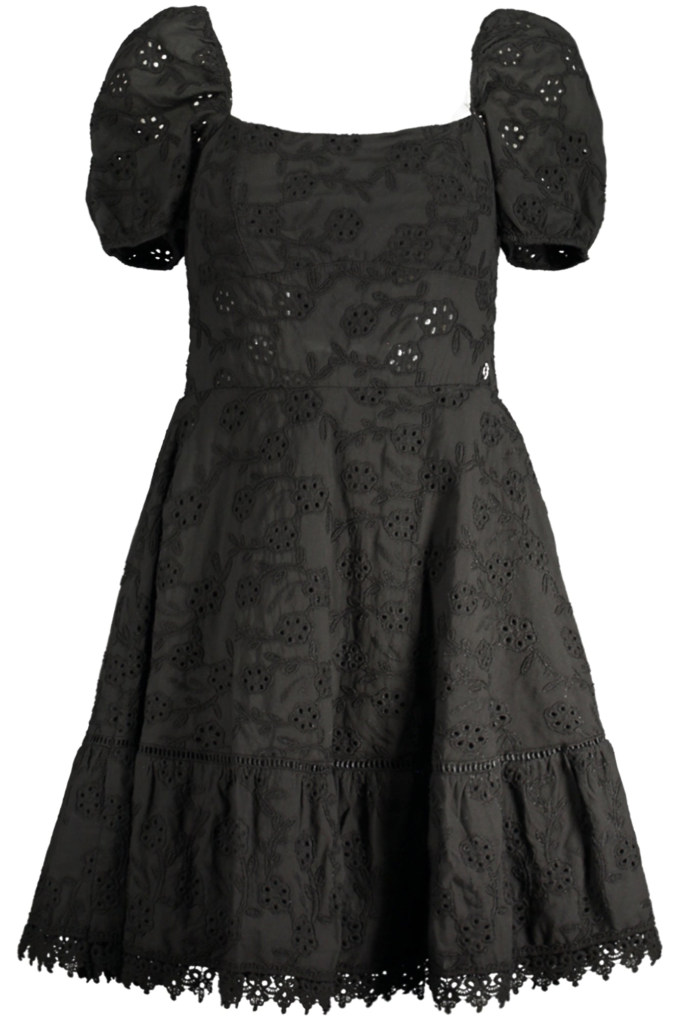 GUESS JEANS SHORT DRESS WOMEN BLACK-0