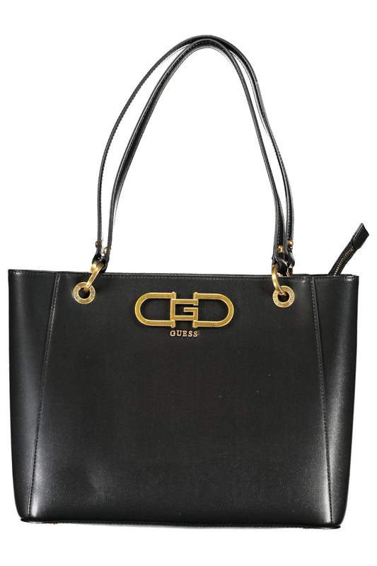 GUESS JEANS BLACK WOMEN'S BAG-0