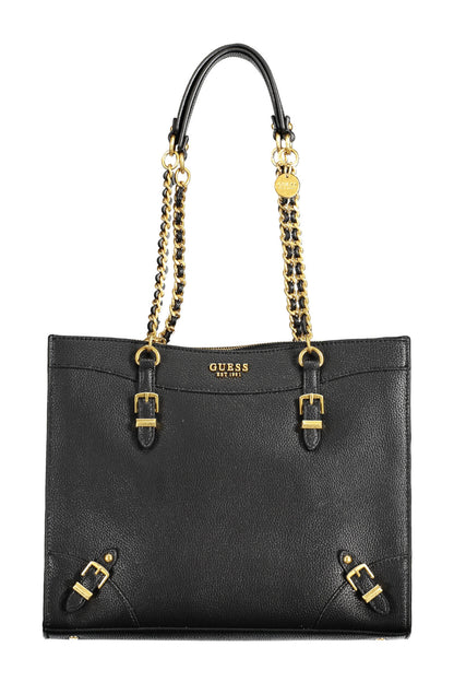 GUESS JEANS BLACK WOMEN'S BAG-0