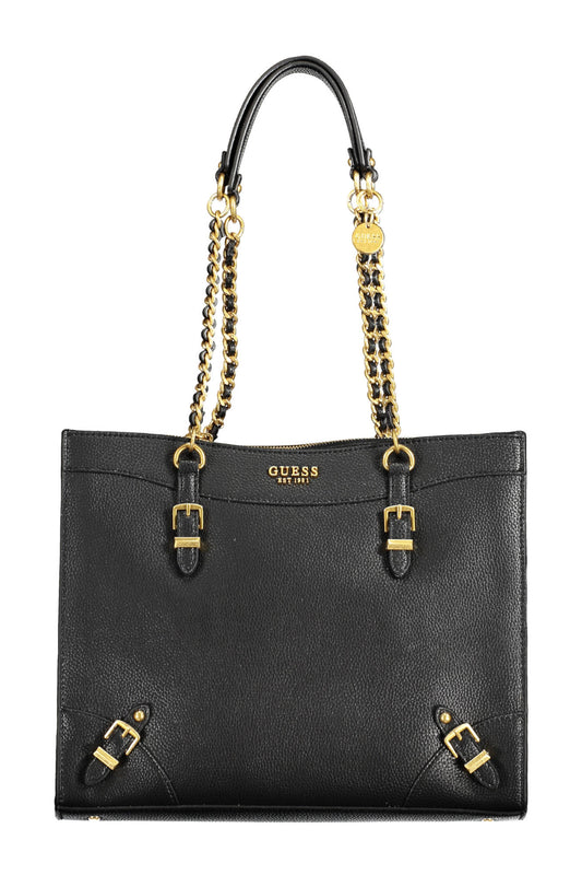 GUESS JEANS BLACK WOMEN'S BAG-0