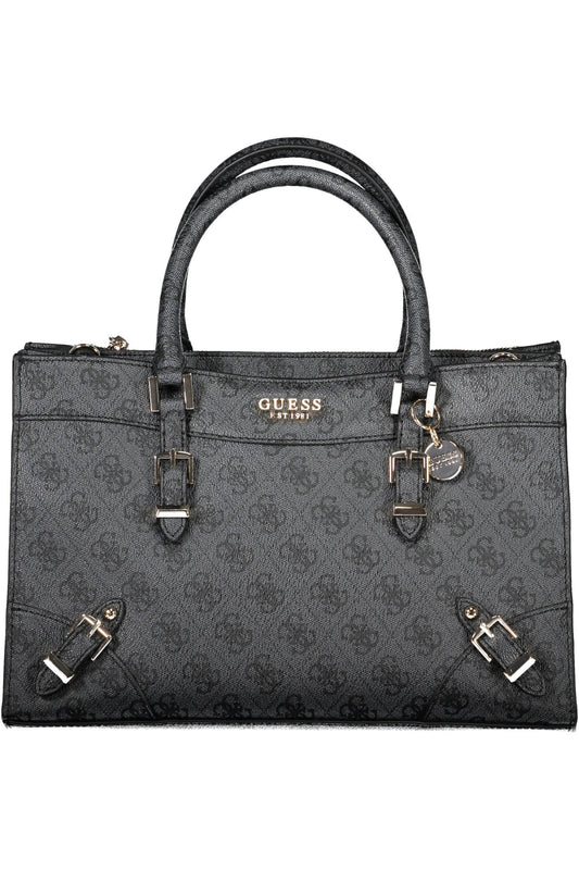 GUESS JEANS BLACK WOMEN'S BAG-0