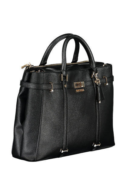 GUESS JEANS BLACK WOMEN'S BAG-2