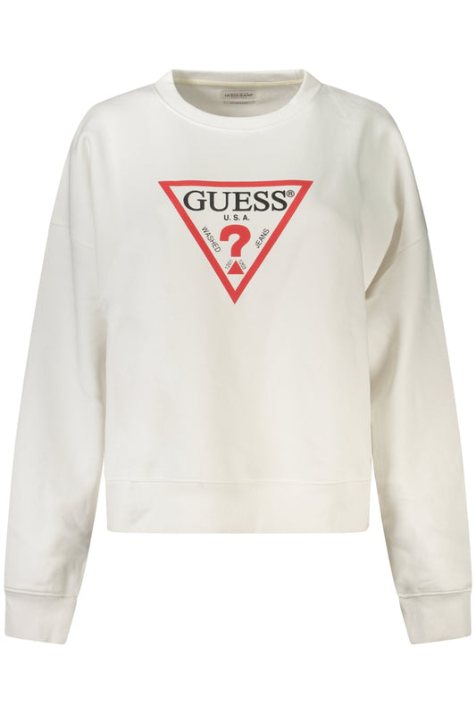 GUESS JEANS SWEATSHIRT WITHOUT ZIP WOMEN WHITE-0