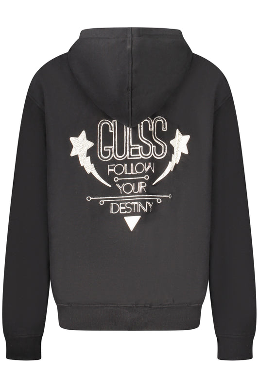GUESS JEANS SWEATSHIRT WITHOUT ZIP WOMEN BLACK-1