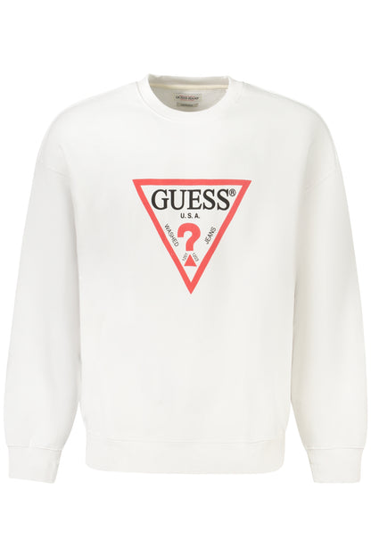 GUESS JEANS SWEATSHIRT WITHOUT ZIP MEN WHITE-0