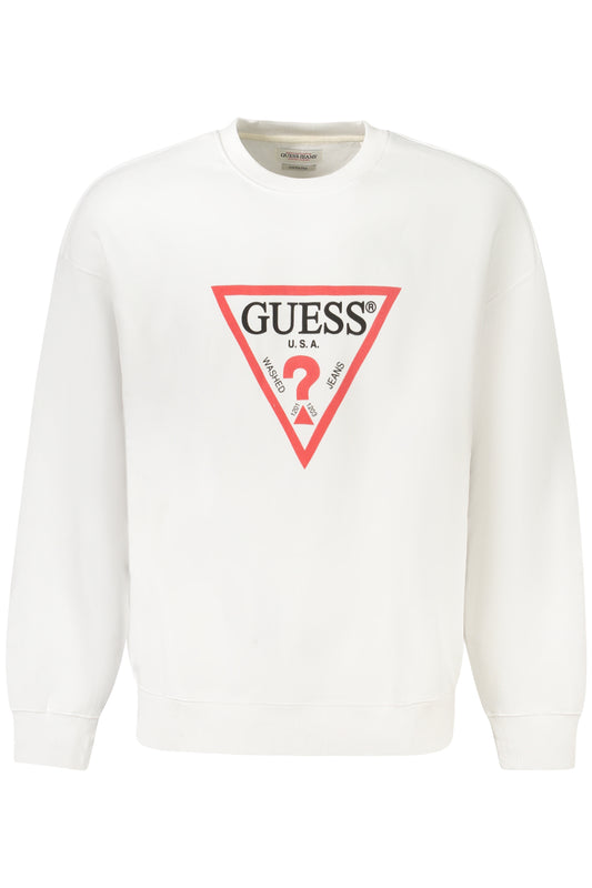 GUESS JEANS SWEATSHIRT WITHOUT ZIP MEN WHITE-0