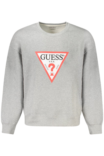 GUESS JEANS SWEATSHIRT WITHOUT ZIP MEN GREY-0