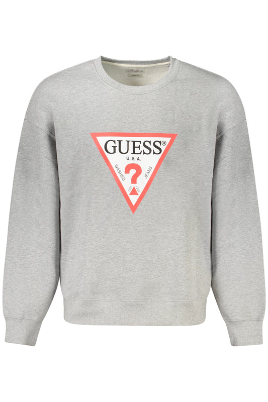 GUESS JEANS SWEATSHIRT WITHOUT ZIP MEN GREY-0