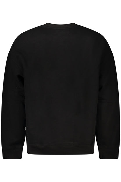 GUESS JEANS SWEATSHIRT WITHOUT ZIP MEN BLACK-1