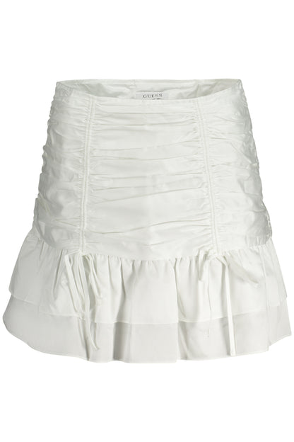 GUESS JEANS SHORT SKIRT WOMEN WHITE-0
