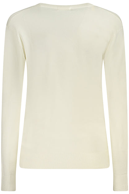 GUESS JEANS WOMEN'S WHITE SWEATER-1