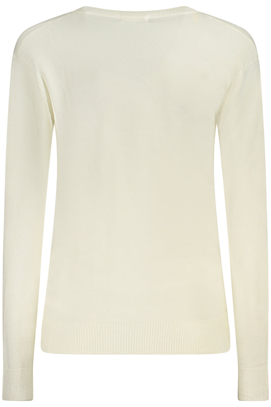 GUESS JEANS WOMEN'S WHITE SWEATER-1