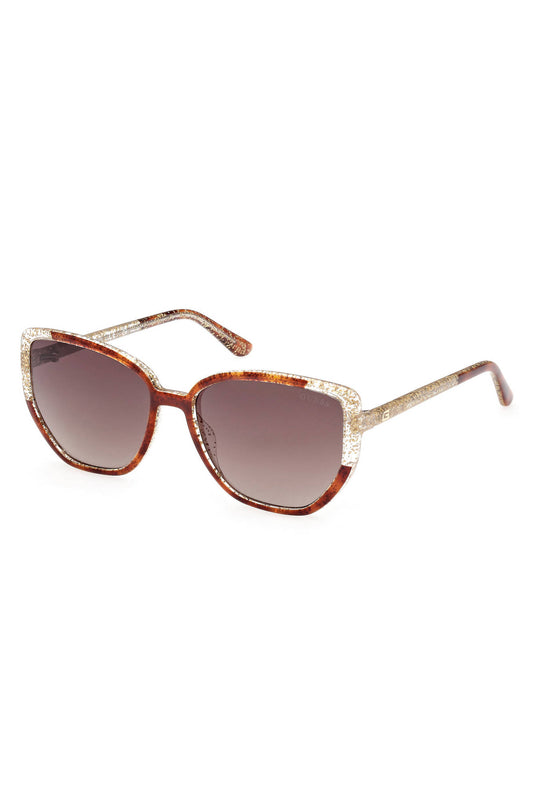 GUESS JEANS WOMEN'S BROWN SUNGLASSES-0