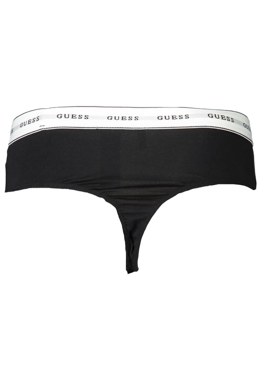 GUESS JEANS THONG WOMEN BLACK-1