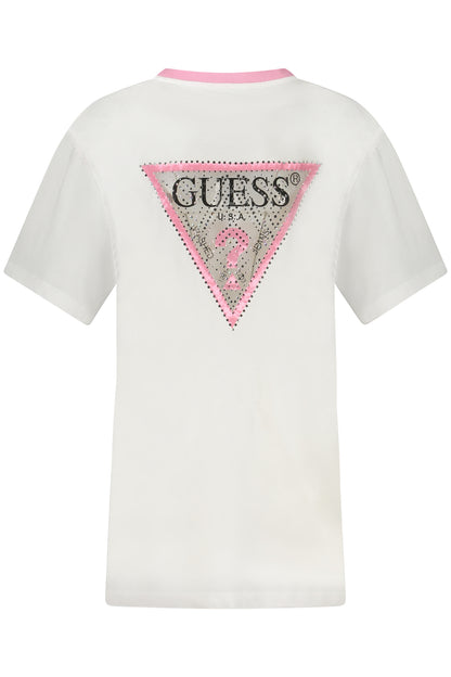 GUESS JEANS SHORT SLEEVE T-SHIRT WOMEN WHITE-1
