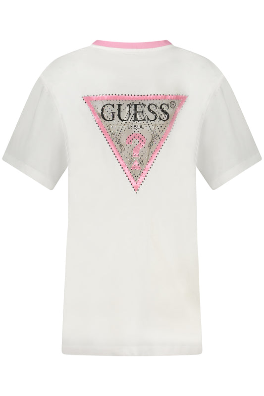 GUESS JEANS SHORT SLEEVE T-SHIRT WOMEN WHITE-1