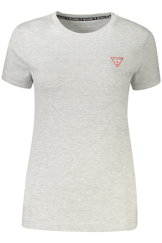 GUESS JEANS SHORT SLEEVE T-SHIRT WOMEN GREY-0