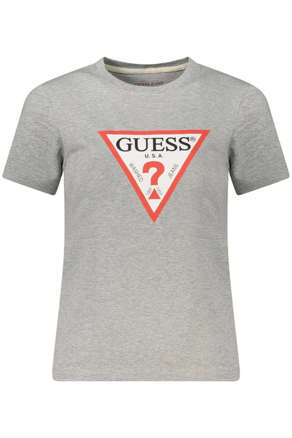 GUESS JEANS SHORT SLEEVE T-SHIRT WOMEN GREY-0