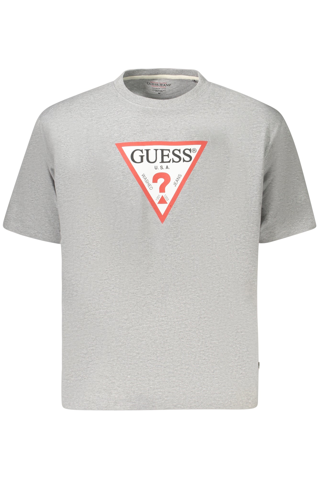 GUESS JEANS SHORT SLEEVE T-SHIRT WOMEN GREY-0