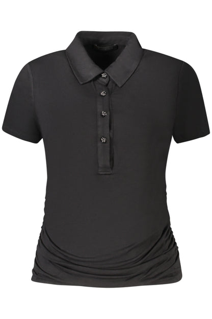 GUESS JEANS SHORT SLEEVE T-SHIRT WOMEN BLACK-0
