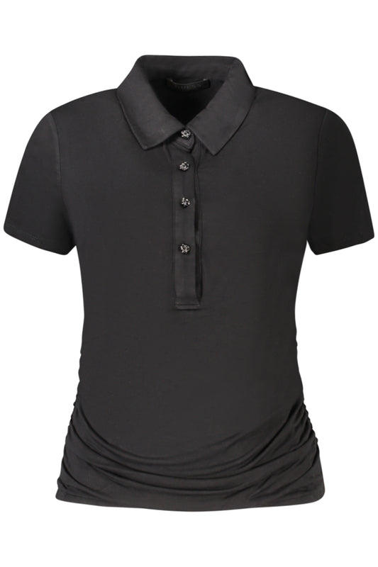 GUESS JEANS SHORT SLEEVE T-SHIRT WOMEN BLACK-0