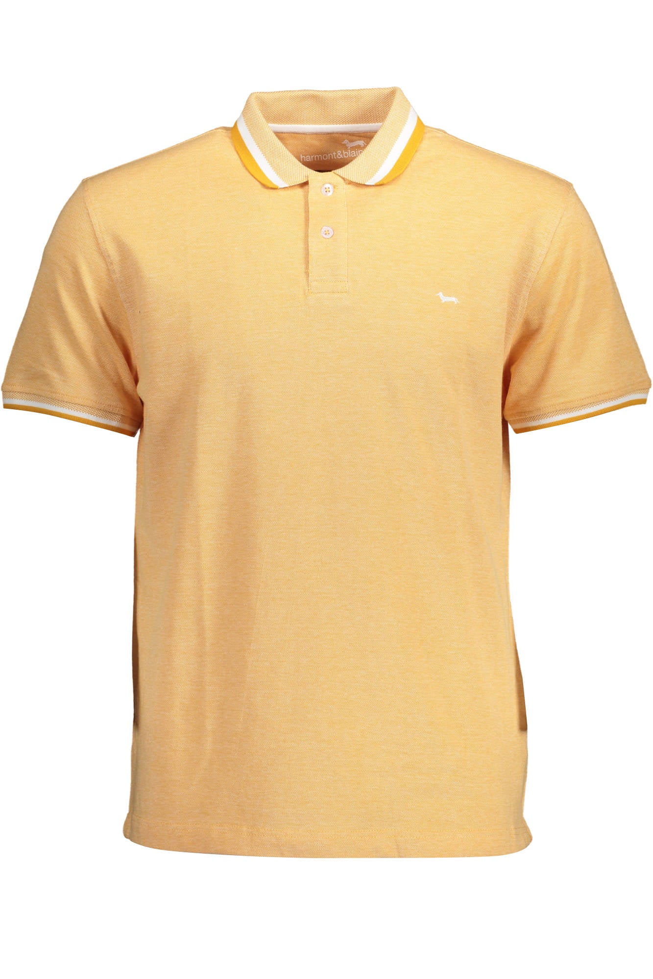 HARMONT & BLAINE MEN'S ORANGE SHORT SLEEVE POLO-0