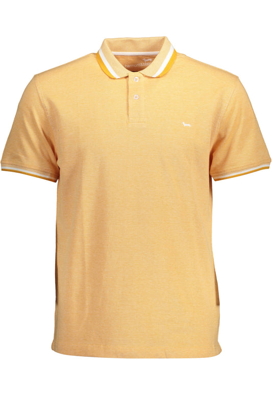 HARMONT & BLAINE MEN'S ORANGE SHORT SLEEVE POLO-0