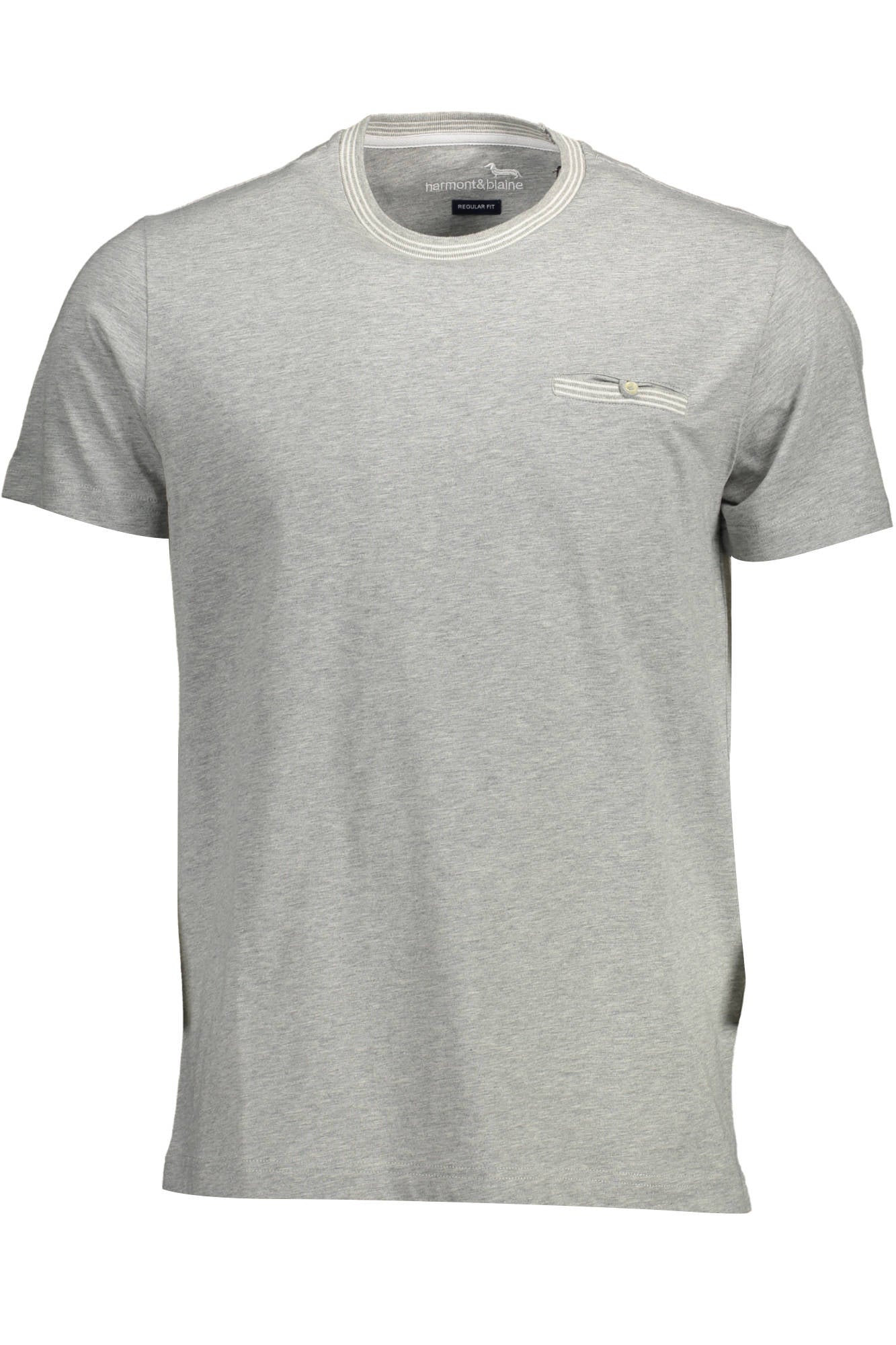 HARMONT & BLAINE MEN'S SHORT SLEEVE T-SHIRT GREY-0