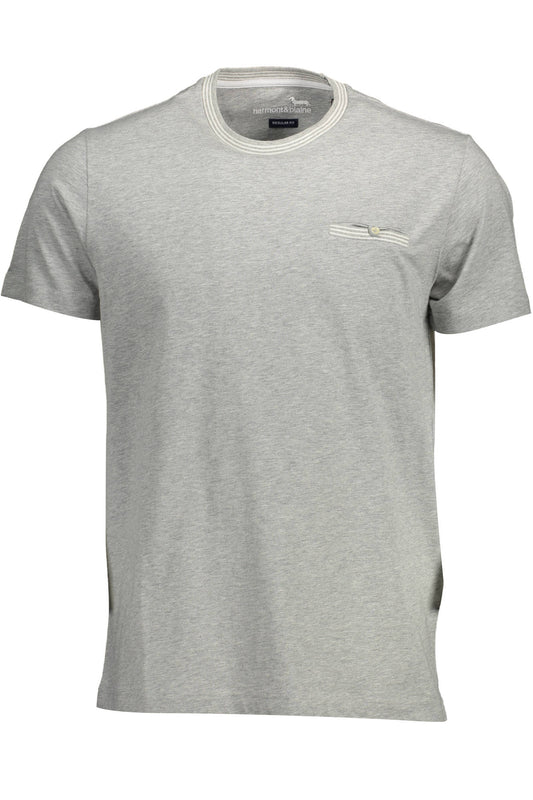 HARMONT & BLAINE MEN'S SHORT SLEEVE T-SHIRT GREY-0
