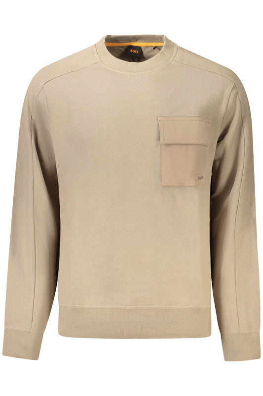 HUGO BOSS SWEATSHIRT WITHOUT ZIP MEN BEIGE-0