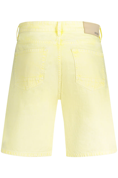 HUGO BOSS JEANS SHORT MEN YELLOW-1