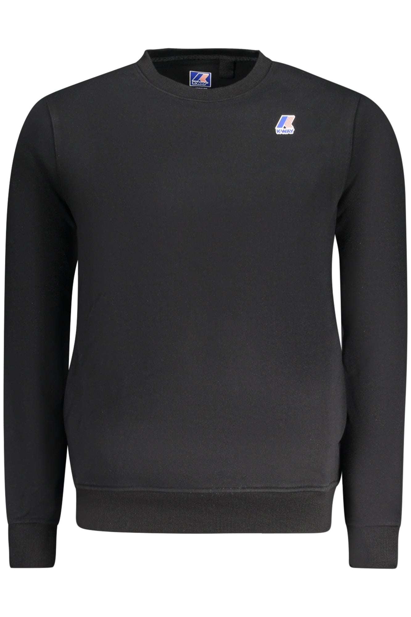 K-WAY SWEATSHIRT WITHOUT ZIP MEN BLACK-0