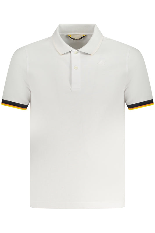 K-WAY POLO SHORT SLEEVES MEN WHITE-0