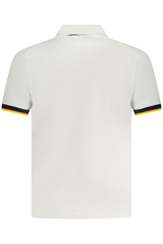 K-WAY POLO SHORT SLEEVES MEN WHITE-1