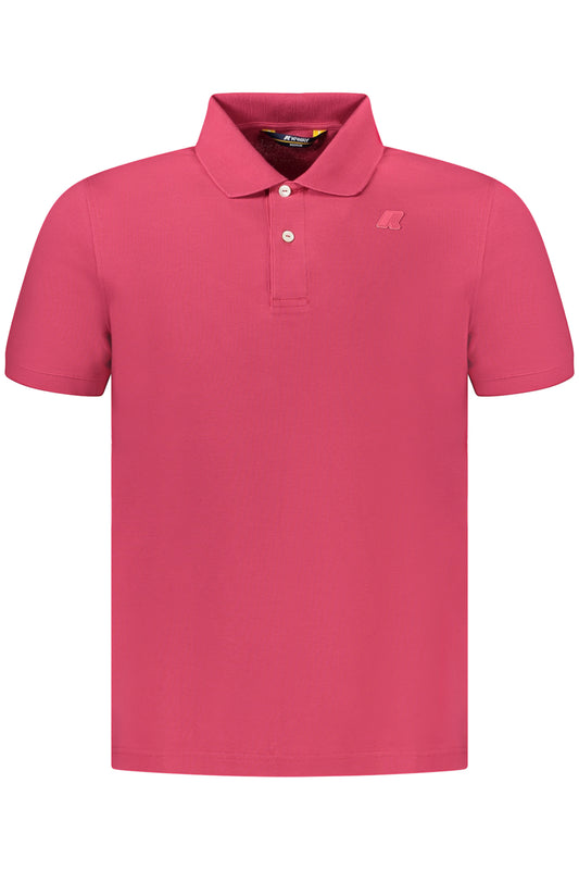 K-WAY POLO SHORT SLEEVE MEN PINK-0