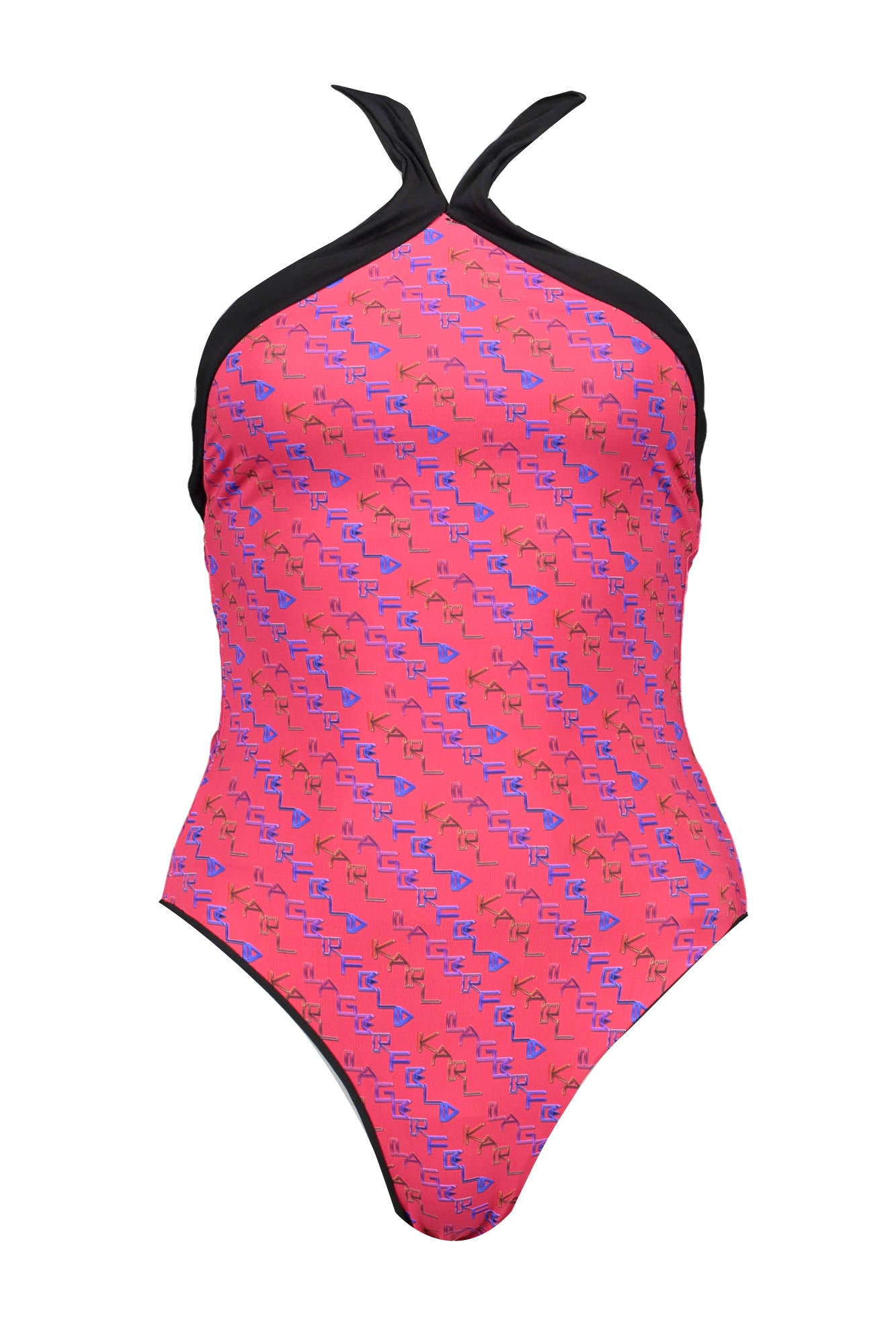 KARL LAGERFELD BEACHWEAR ONE PIECE SWIMSUIT WOMEN RED-0