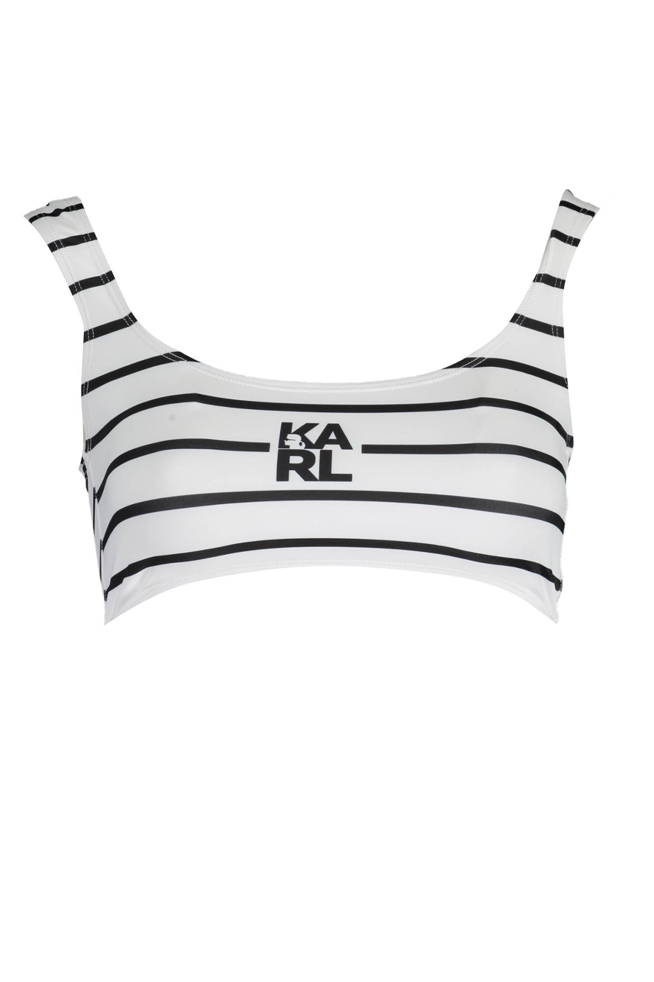 KARL LAGERFELD BEACHWEAR SWIMSUIT TOP WOMAN WHITE-0
