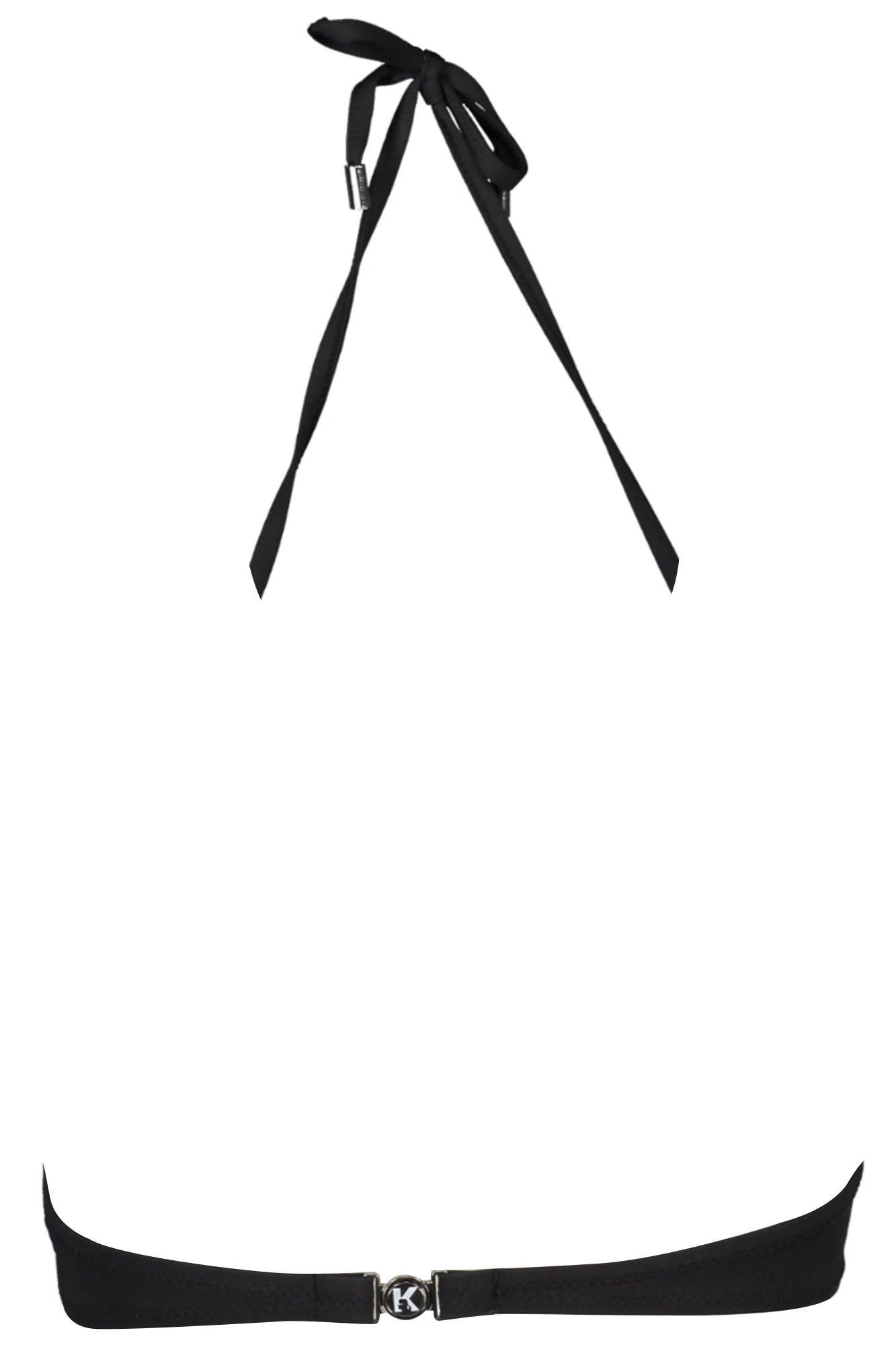 KARL LAGERFELD BEACHWEAR SWIMSUIT TOP WOMEN BLACK-1