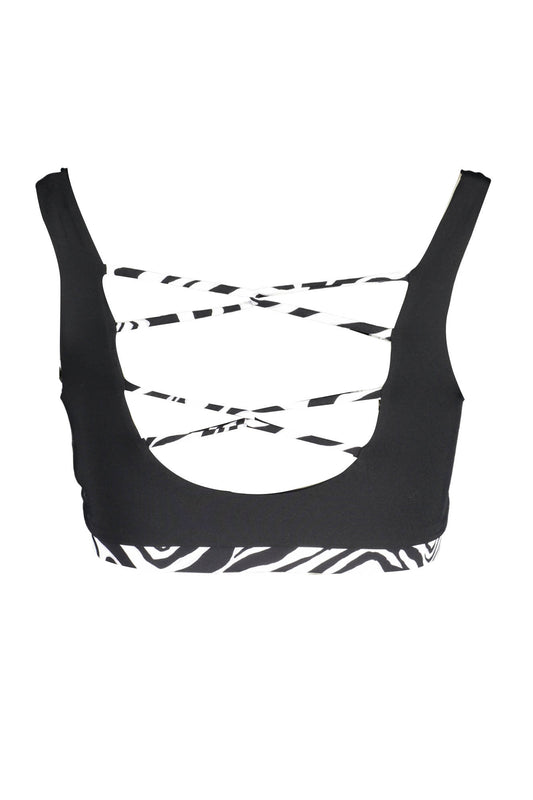 KARL LAGERFELD BEACHWEAR SWIMSUIT TOP WOMEN BLACK-1