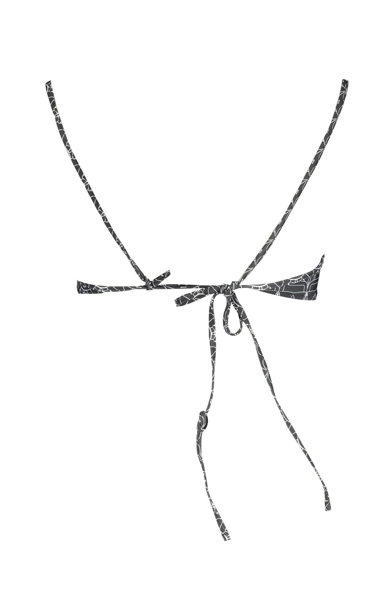 KARL LAGERFELD BEACHWEAR TOP WOMEN'S COSTUME BLACK-1