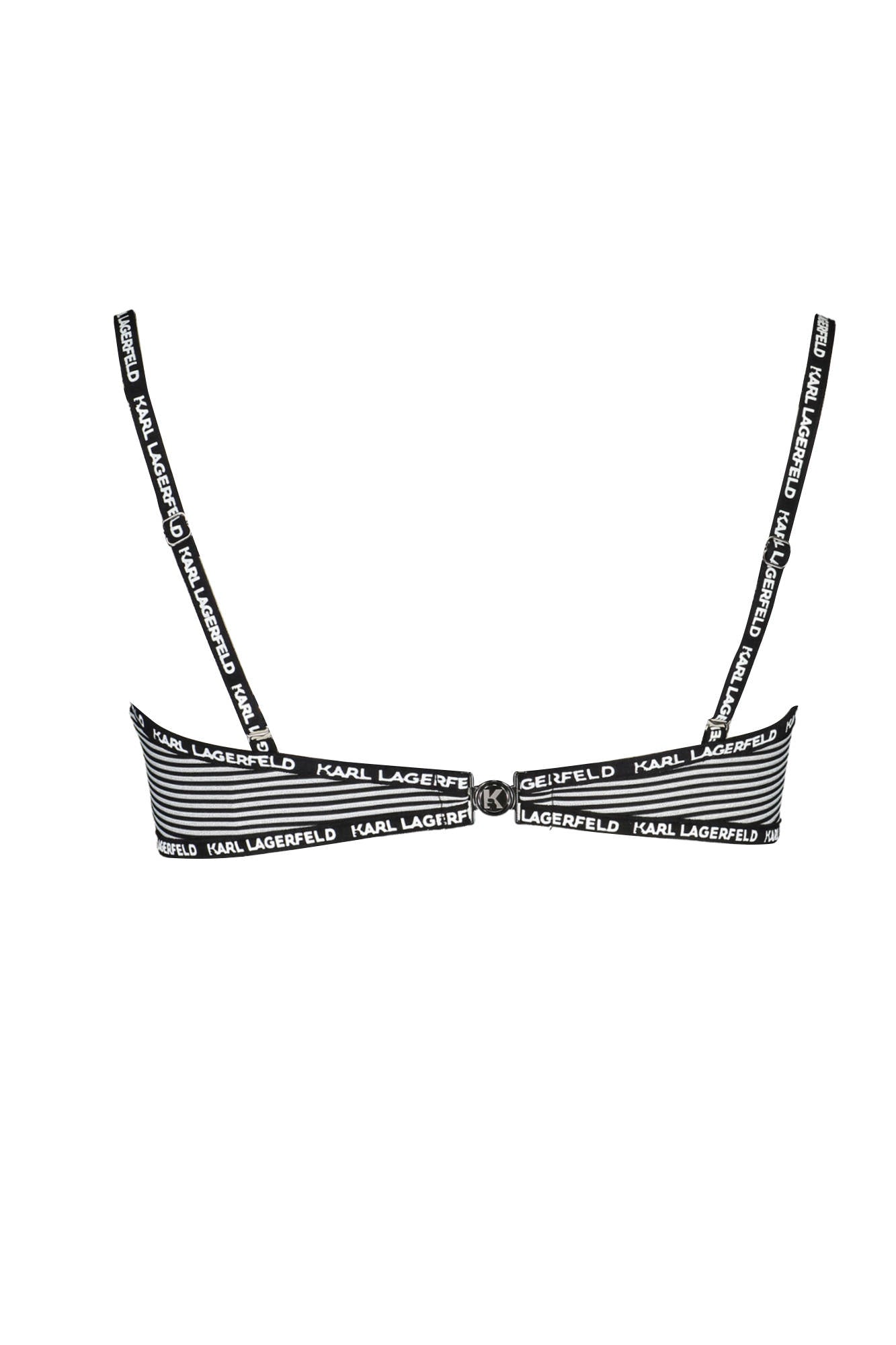 KARL LAGERFELD BEACHWEAR SWIMSUIT TOP WOMEN BLACK-1