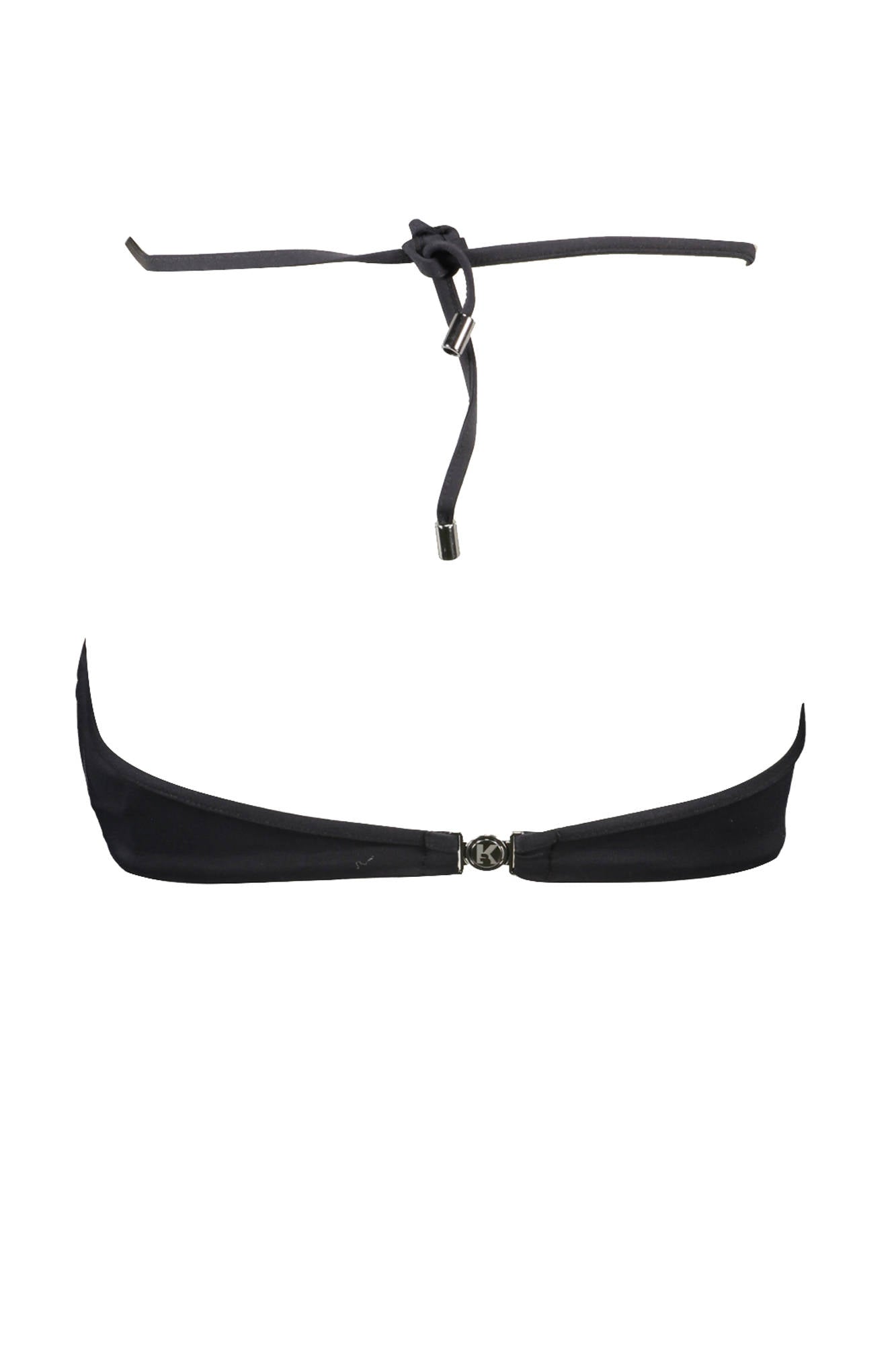 KARL LAGERFELD BEACHWEAR SWIMSUIT TOP WOMEN BLACK-1