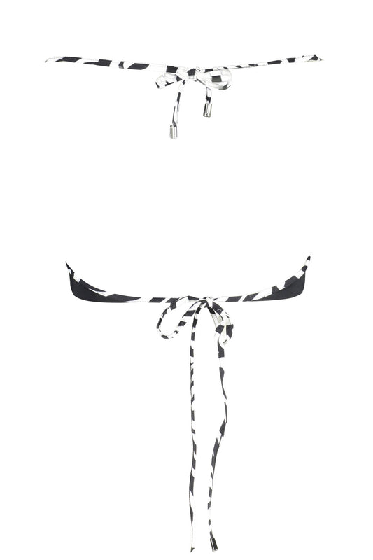 KARL LAGERFELD BEACHWEAR TOP WOMEN'S COSTUME BLACK-1