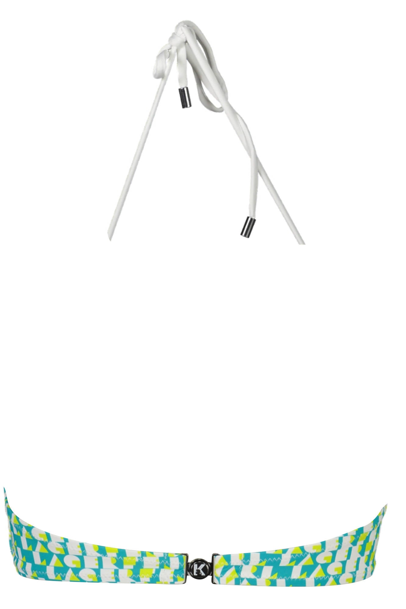 KARL LAGERFELD BEACHWEAR SWIMSUIT TOP WOMEN GREEN-1