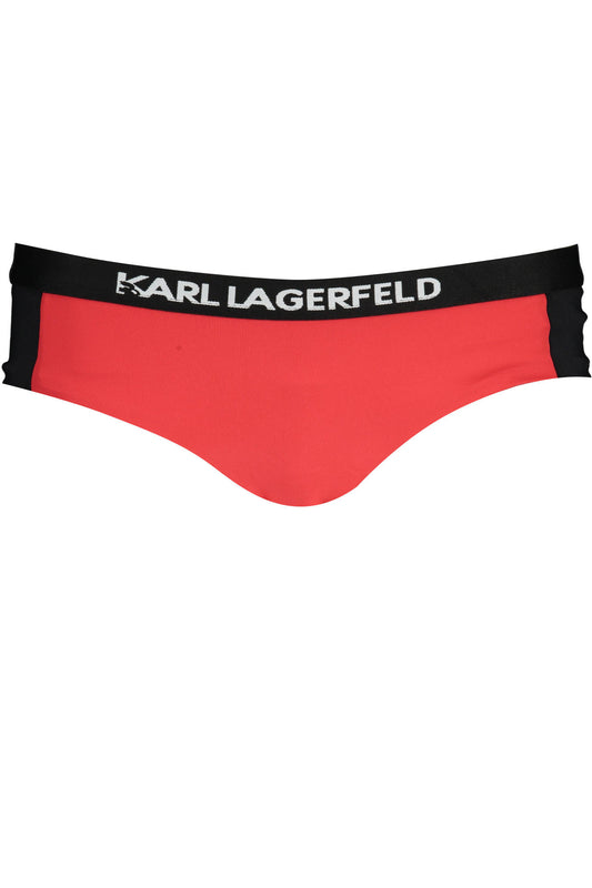 KARL LAGERFELD BEACHWEAR SWIMSUIT BOTTOM WOMEN RED-0
