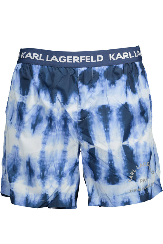 KARL LAGERFELD BEACHWEAR SWIMSUIT PARTS UNDER MAN BLUE-0