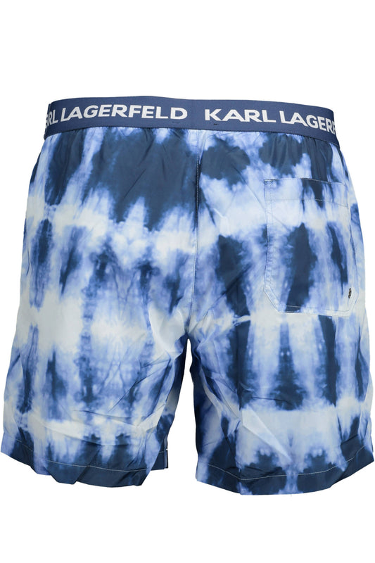KARL LAGERFELD BEACHWEAR SWIMSUIT PARTS UNDER MAN BLUE-1
