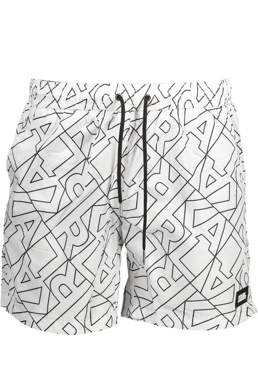 KARL LAGERFELD BEACHWEAR SWIMSUIT BOTTOM MEN WHITE-0