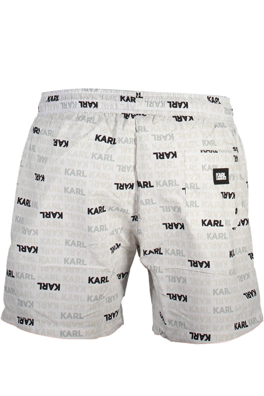 KARL LAGERFELD BEACHWEAR SWIMSUIT PART UNDER WHITE MAN-1